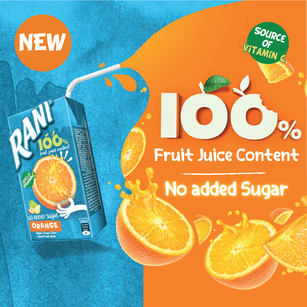 Rani Juice KSA 100 Natural, Regular, No Added Sugar Juices