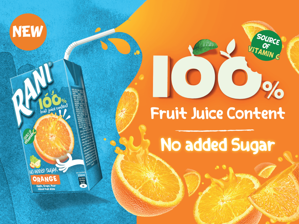 Rani Juice KSA 100 Natural, Regular, No Added Sugar Juices
