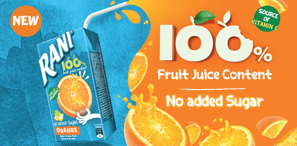Rani Juice KSA 100 Natural, Regular, No Added Sugar Juices